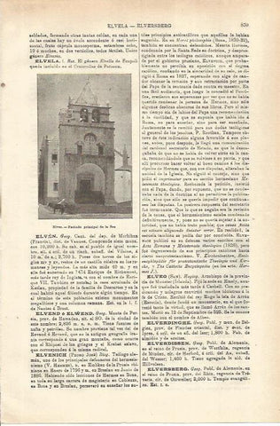 LAMINA ESPASA 35622: Fachada de la Seo de Elvas, Portugal
