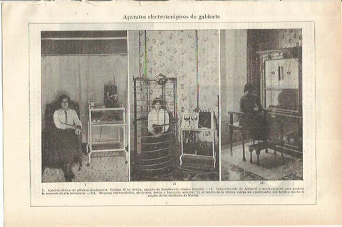 LAMINA ESPASA 35583: Aparatos eletroterapicos de gabinete