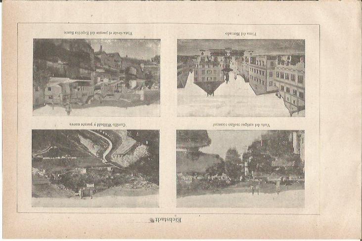 LAMINA ESPASA 35547: Calles y vistas de Eichstadt, Alemania