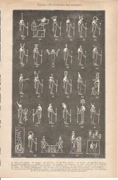 LAMINA ESPASA 35535: Otros dioses del antiguo Egipto