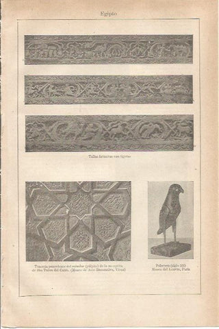 LAMINA ESPASA 35523: Tallas de los Fatimies en Egipto