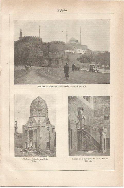 LAMINA ESPASA 35522: Mezquita de Ali en El Cairo