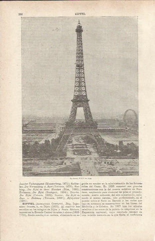 LAMINA ESPASA 35549: La Torre Eiffel en Paris
