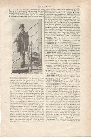 LAMINA ESPASA 35550: El ingeniero Eiffel