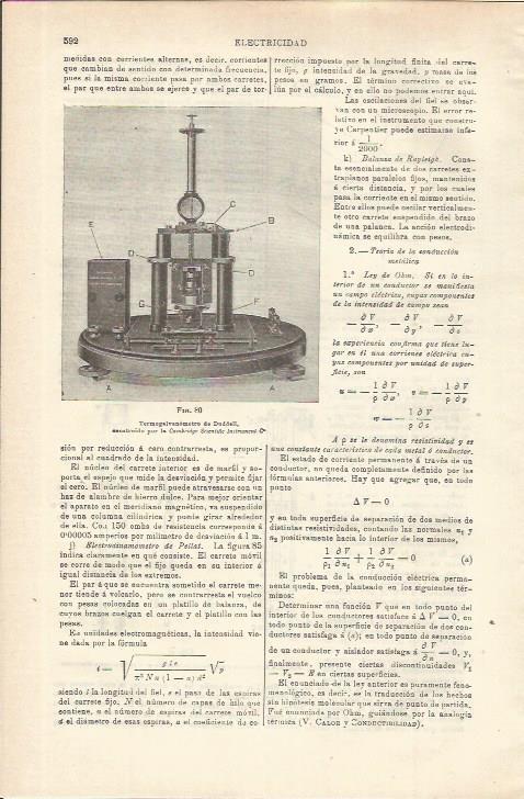 LAMINA ESPASA 35579: Termogalvanometro de Duddeli