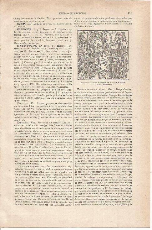 LAMINA ESPASA 35562: Ilustracion de los Ejercicios de plegaria al Seños