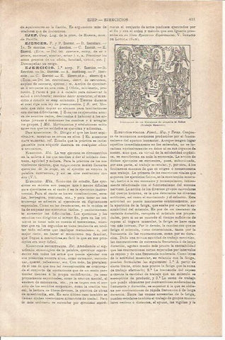 LAMINA ESPASA 35562: Ilustracion de los Ejercicios de plegaria al Seños