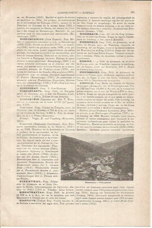 LAMINA ESPASA 35559: Vista de Eisentratten, Austria