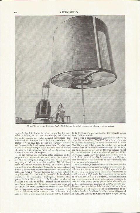 LAMINA ESPASA 35744: El satelite Early Bird