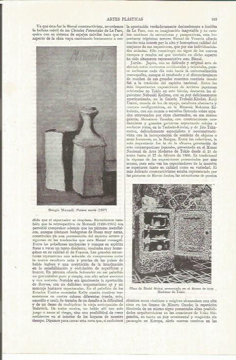 LAMINA ESPASA 35740: Natura morta, por Giorgio Morandi