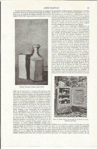 LAMINA ESPASA 35740: Natura morta, por Giorgio Morandi