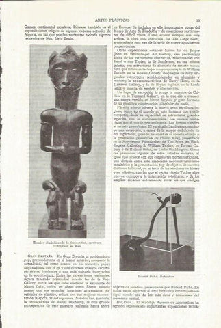 LAMINA ESPASA 35738: Esculturas procedentes de Mali