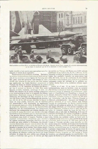 LAMINA ESPASA 35725: Misil antiaereo SA-7 en Vietnam del Norte