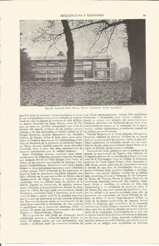 LAMINA ESPASA 35717: Escuela Elemental Gorla Minore en Varese, Italia