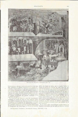 LAMINA ESPASA 35769: Miniatura del Pentateuco Ashburnam