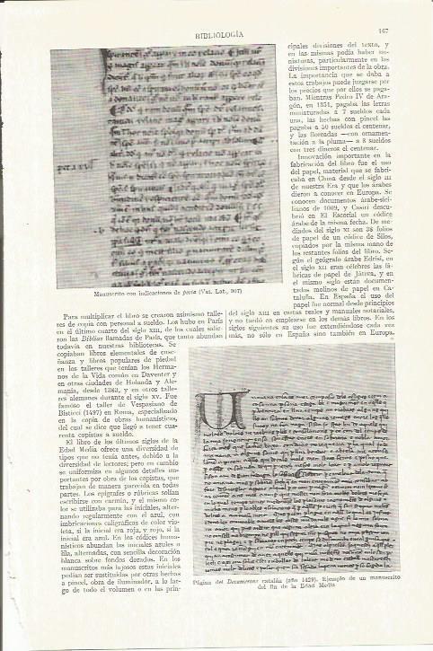 LAMINA ESPASA 35761: Manuscritos con textos de la Biblia