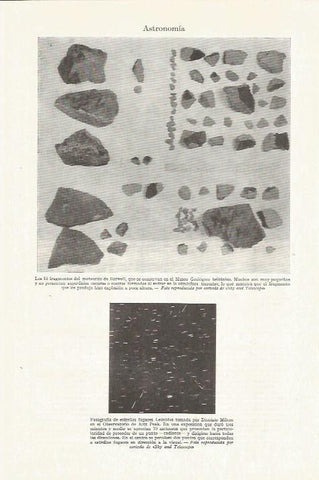 LAMINA ESPASA 35757: Fragmentos del meteorito de Barwell