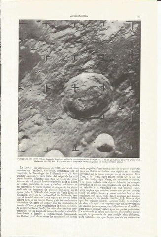 LAMINA ESPASA 35753: Fotografia del suelo lunar