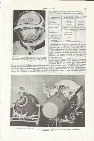 LAMINA ESPASA 35749: Alexis Leonov