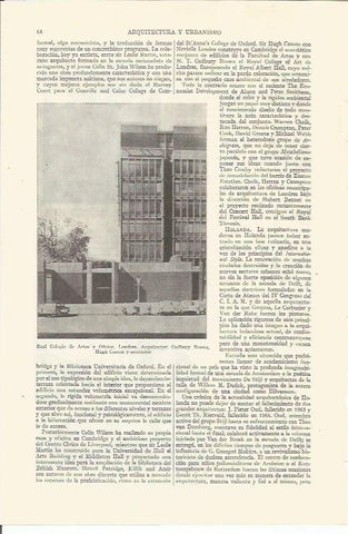 LAMINA ESPASA 35715: Real Colegio de Artes y Oficios en Londres