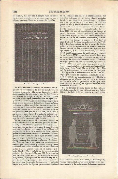 LAMINA ESPASA 35678: Encuadernacion inglesa moderna