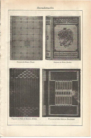 LAMINA ESPASA 35677: Proyecto de Moser, Wiess y P. Behrens