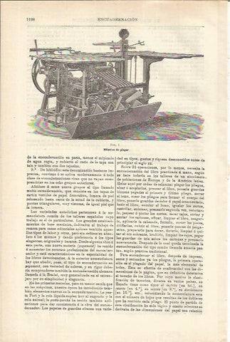LAMINA ESPASA 35663: Maquina de plegar papel