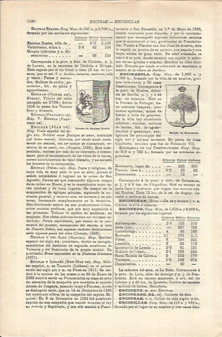 LAMINA ESPASA 35659: Escudo de Encinas Reales, Cordoba
