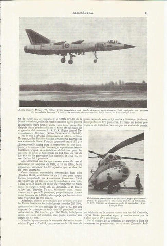 LAMINA ESPASA 35702: Aeronautica. El Mirage III