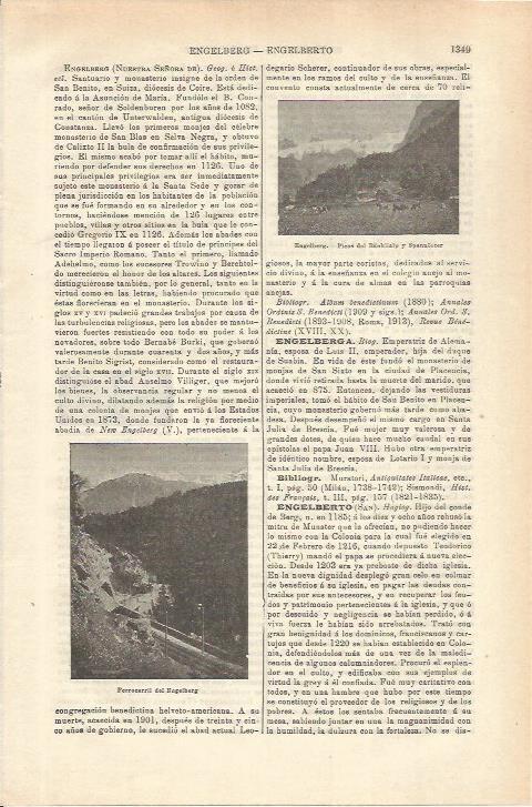 LAMINA ESPASA 35689: Montañas de Engelberg, Suiza