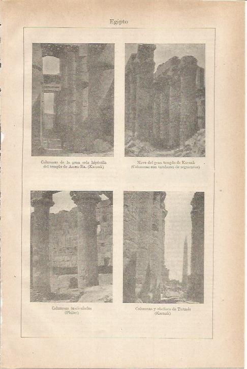 LAMINA ESPASA 35518: Templo de Karnak, Egipto