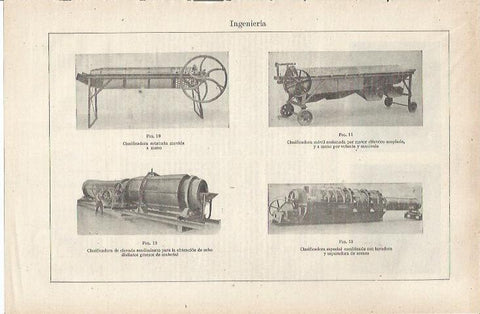 LAMINA ESPASA 35334: Ingenieria. Maquinas clasificadores
