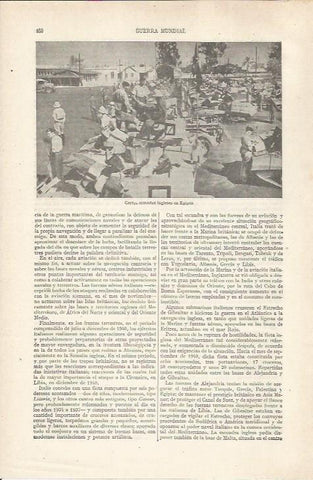 LAMINA ESPASA 35324: Carros del ejercito ingles en Egipto