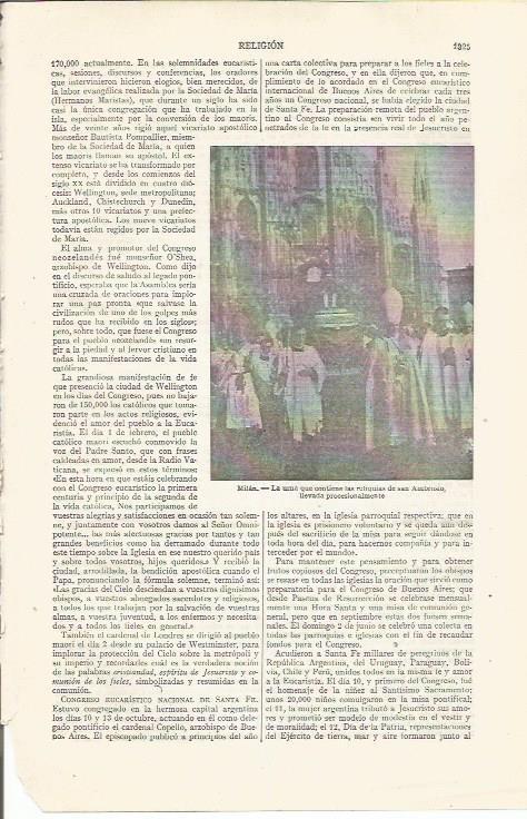 LAMINA ESPASA 35353: Urna con las reliquias de San Ambrosio en Milan