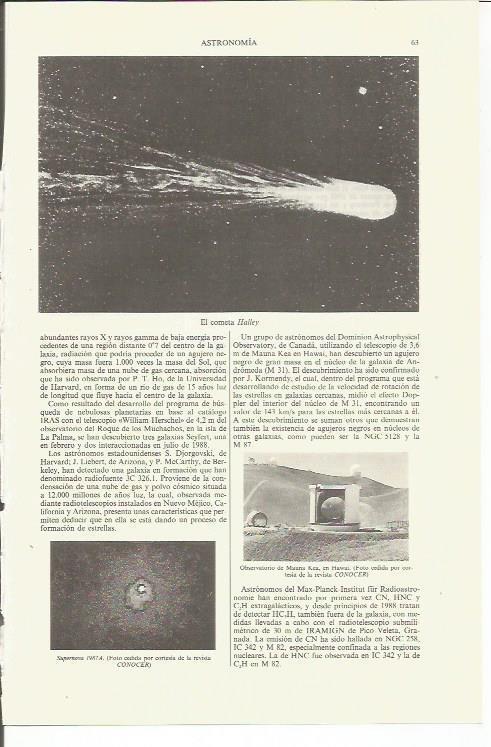 LAMINA ESPASA 35366: El cometa Halley