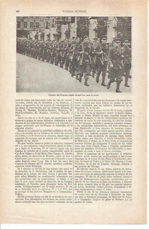 LAMINA ESPASA 35320: Unidad del ejercito Britanico