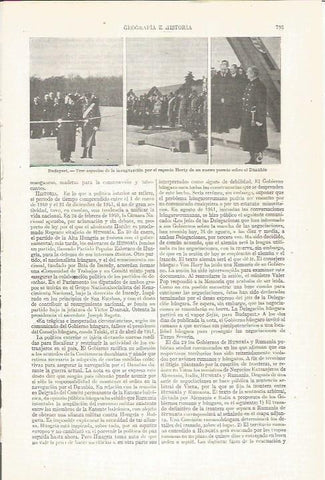 LAMINA ESPASA 35275: Inauguracion de puente en Budapest