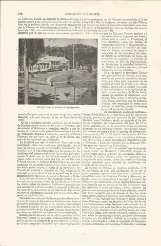 LAMINA ESPASA 35268: Palacio del Gobernador en la isla de Guam