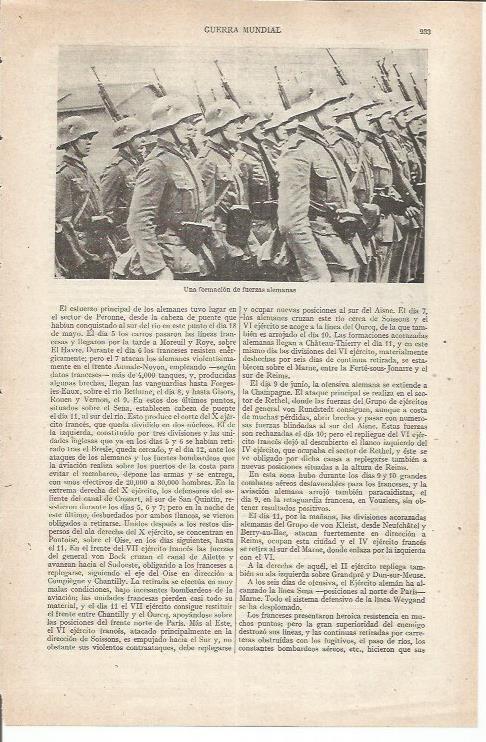LAMINA ESPASA 35318: Formacion del ejercito de Alemania