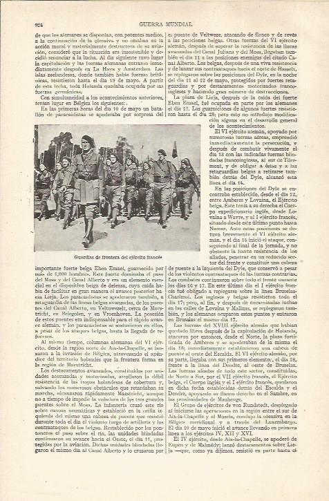LAMINA ESPASA 35313: Guardias de frontera del ejercito de Francia