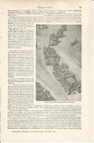 LAMINA ESPASA 35304: Columna de Alemania entrando en Polonia