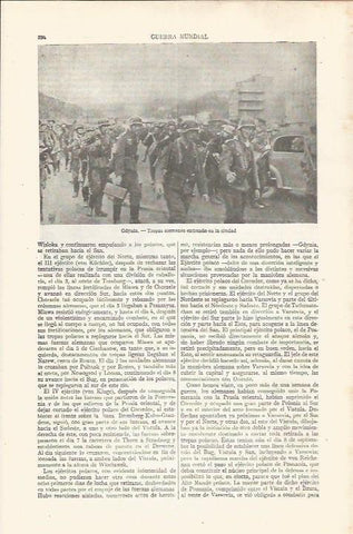 LAMINA ESPASA 35301: Tropas alemanas en Gdynia, Polonia