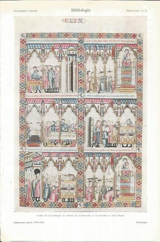 LAMINA ESPASA 35778: Codice de las Cantigas