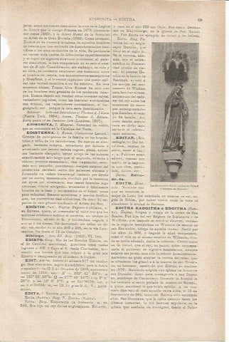 LAMINA ESPASA 35463: La emperatriz Edita de Alemania