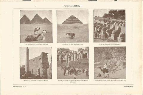 LAMINA ESPASA 35515: Arte de Egipto