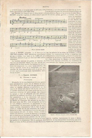 LAMINA ESPASA 35503: Himno nacional de Egipto