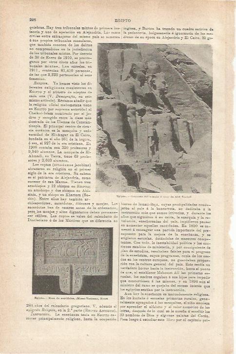LAMINA ESPASA 35500: Templo de Abu Simbel, Egipto