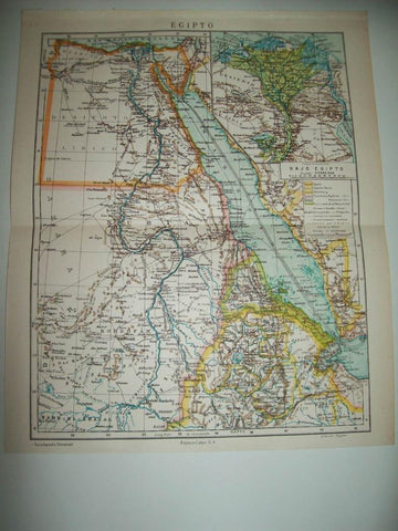 LAMINA ESPASA 35488: Mapa de Egipto