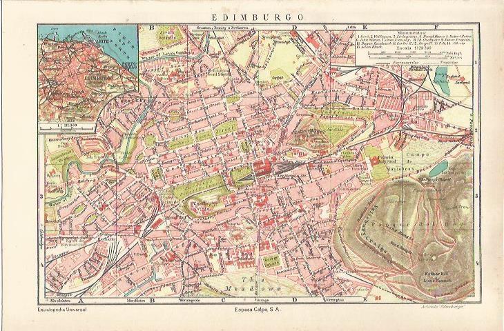 LAMINA ESPASA 35454: Plano de Edinburgo