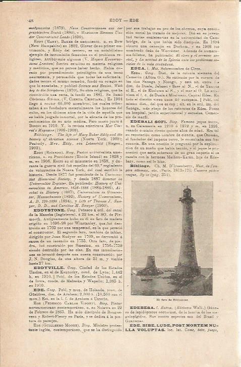 LAMINA ESPASA 35452: El faro de Eddystone, Inglaterra